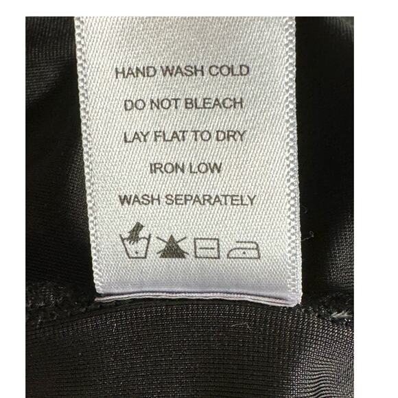 NWT LPA Kaia Black and Nude Mini Velvet and Taffeta Cocktail Dress Size S - Picture 7 of 13